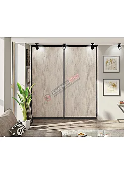 Встроенная раздвижная система 2м двухдверная "ДСП"