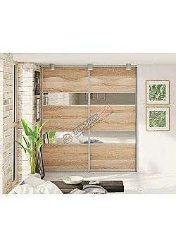 Встроенная раздвижная система 2м двухдверная "Модель 3"