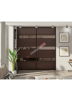 Встроенная раздвижная система 2м двухдверная "Модель 4"