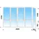 Панорамные металлопластиковые окна WDS 7S 3400x2150 мм-6-thumb