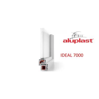 Металопластикове вікно Aluplast Ideal 7000MD чотиристулкове з двома поворотно-відкидними стулками 2400x1000 мм-2