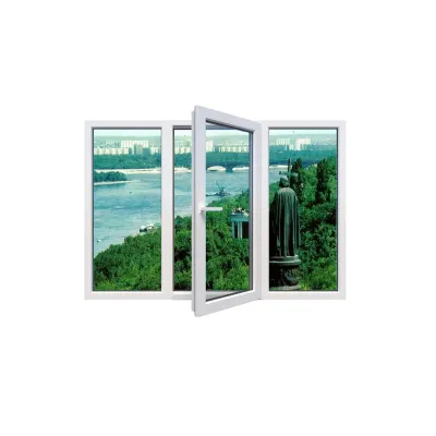 Металопластикове вікно Veka Softline тристулкове з поворотно-відкидною стулкою 2600x1000 мм-0