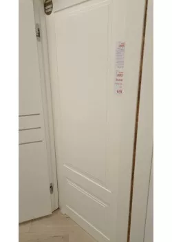 Двері Galant ПГ білий мат, полотно 800, врізка під механізм і приховані петлі, Бровари "Rodos"