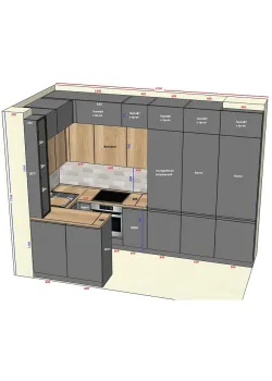 Мебель Вариант Кухни №4 02.12.2023