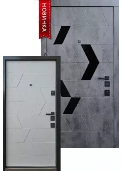 Двери Конверс-АК бетон темный/грей софт Qdoors