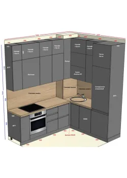 Мебель Вариант Кухни №22 22.01.2024