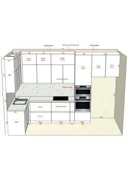 Мебель Вариант Кухни №187 12.11.2024