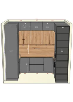 Мебель Вариант Кухни №193 19.11.2024