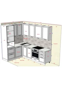 Мебель Вариант Кухни №209 16.12.2024