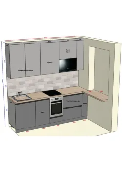 Мебель Вариант Кухни №211 20.12.2024