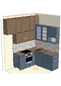 Мебель Вариант Кухни №212 23.12.2024