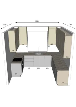 Мебель Вариант Кухни №213 19.12.2024