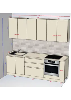 Мебель Вариант Кухни №214 24.12.2024