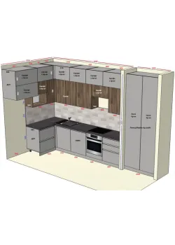 Мебель Вариант Кухни №215 25.12.2024