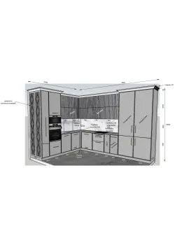 Мебель Вариант Кухни №39 22.11.2023
