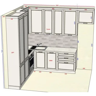Меблі Варіант Кухні №273 26.03.2025-0