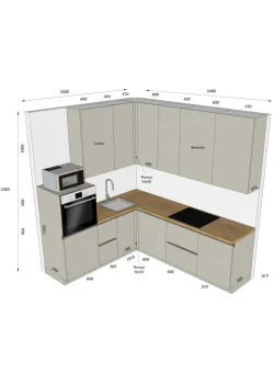 Мебель Вариант Кухни №44 01.02.2024