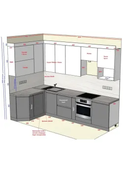 Мебель Вариант Кухни №20 26.01.2024