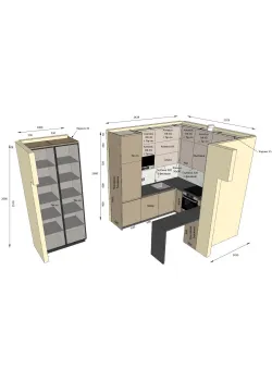 Мебель Вариант Кухни №49 14.10.2023