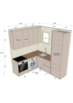 Мебель Вариант Кухни №61 13.03.2024