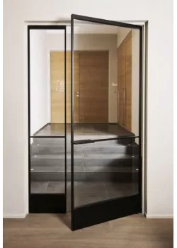 Межкомнатные двери RockWood Design MetalGlass 6