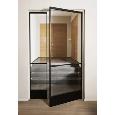 Межкомнатные Двери RockWood Design MetalGlass 6 Стеклянные-0