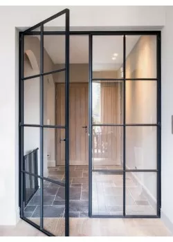 Межкомнатные двери RockWood Design MetalGlass 9