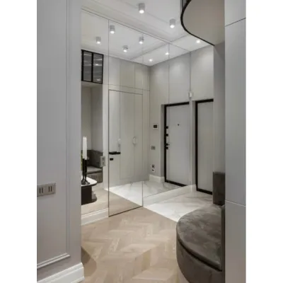 Межкомнатные Двери RockWood Design Vision Door Mirror С зеркалом Стеклянные-0