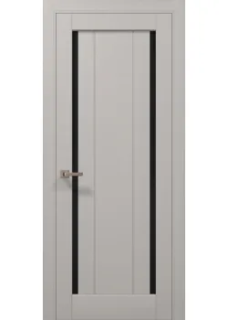 Двери ML-622 BLK светло-серый супермат Папа Карло