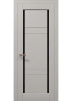 Двери ML-626 BLK светло-серый супермат Папа Карло