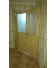 Міжкімнатні Двері Rodos Woodmix Praktic Напівскло Дерево
