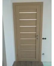 Межкомнатные Двери Leador Doors Neapol Черное стекло ПВХ плёнка