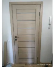 Межкомнатные Двери Leador Doors Neapol Черное стекло ПВХ плёнка