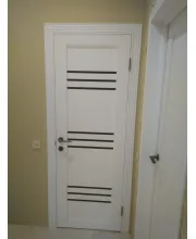 Межкомнатные Двери Leador Doors Sovana Белые сатин ПВХ плёнка Межкомнатные Двери Leador Doors Sovana Белые сатин ПВХ плёнка