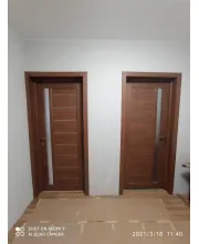 Межкомнатные Двери Darumi Doors Bordo орех роял сатин белый Ламинатин