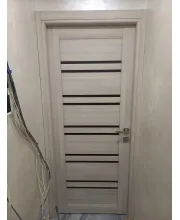 Межкомнатные Двери Leador Doors Sicilia монблан Черное стекло ПВХ плёнка Межкомнатные Двери Leador Doors Sicilia монблан Черное стекло ПВХ плёнка