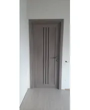 Двери Leador Doors Verona серое дерево Черное стекло Двери Leador Doors Verona серое дерево Черное стекло