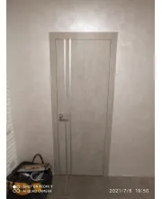 Міжкімнатні Двері Korfad Aluminium Loft Plato ALP-01 ПВХ плівка