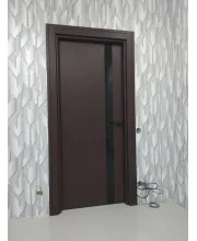 Межкомнатные Двери Darumi Doors Plato Line PTL-04 венге панга Черное стекло Ламинатин Межкомнатные Двери Darumi Doors Plato Line PTL-04 венге панга Черное стекло Ламинатин