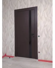 Межкомнатные Двери Darumi Doors Plato Line PTL-04 венге панга Черное стекло Ламинатин Межкомнатные Двери Darumi Doors Plato Line PTL-04 венге панга Черное стекло Ламинатин