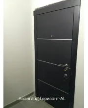 Входные Двери Авангард Горизонт-AL венге темный Qdoors Входные Двери Авангард Горизонт-AL венге темный Qdoors
