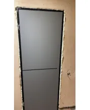 Межкомнатные Двери Dooris Alu Graffiti A08 Черное стекло Краска
