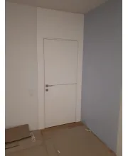 Межкомнатные Двери Dooris Alu Graffiti A08 Черное стекло Краска