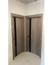 Межкомнатные Двери Darumi Doors Plato Line PTL-04 дуб натуральный Черное стекло Ламинатин Межкомнатные Двери Darumi Doors Plato Line PTL-04 дуб натуральный Черное стекло Ламинатин
