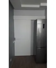 Межкомнатные Двери Dooris Alu Graffiti A08 Черное стекло Краска