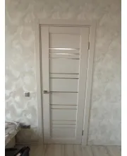 Межкомнатные Двери Darumi Doors Versal дымчастый краст сатин белый Ламинатин
