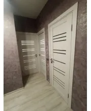 Межкомнатные Двери Darumi Doors Versal дымчастый краст сатин белый Ламинатин