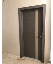 Міжкімнатні Двері Dooris Glass Wood GW04 Шпон
