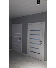 Міжкімнатні Двері StilDoors FLORIDA Чорне скло ПВХ плівка