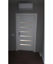 Міжкімнатні Двері StilDoors FLORIDA Чорне скло ПВХ плівка